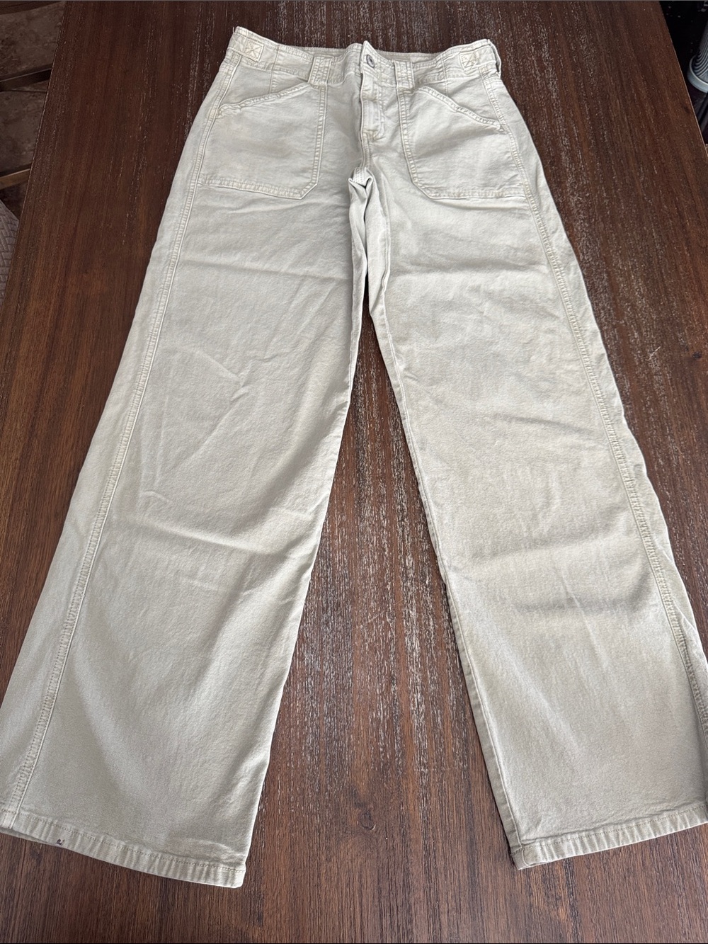 American Eagle Outfitters Light green Pants